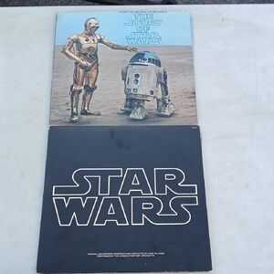 2 1970s STAR WARS LPS